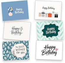 Laden Sie das Bild in den Galerie-Viewer, Edition Seidel Set 25 Geburtstagskarten Postkarten Glückwunschkarte Grußkarte Geburtstag Geburtstagskarte Mann Frau Kinder für ihn für sie Karten Happy Birthday Sprüche (27722)