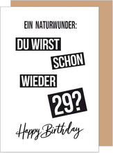 Laden Sie das Bild in den Galerie-Viewer, Edition Seidel Premium Geburtstagskarte mit Umschlag. Glückwunschkarte Grußkarte Karte mit lustigem Spruch Geburtstag Happy Birthday Mann Frau (G3614 SW024)