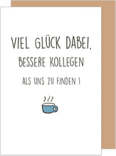 Laden Sie das Bild in den Galerie-Viewer, Edition Seidel Premium Glückwunschkarte zum Abschied mit Umschlag. Abschiedskarte mit Spruch. Sarkasmus. (AS140 SW024)