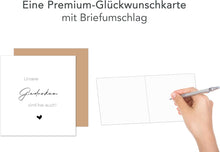 Laden Sie das Bild in den Galerie-Viewer, Edition Seidel Premium quadratische Trauerkarte mit Umschlag. Beileidskarte Karte mit Spruch In stiller Trauer Mitgefühl stille Anteilnahme Abschied herzliches Beileid (TQ115 SW025)