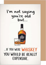 Laden Sie das Bild in den Galerie-Viewer, Edition Seidel Premium Geburtstagskarte mit Umschlag. Glückwunschkarte Grußkarte Karte mit Spruch Geburtstag Happy Birthday Mann Frau Whiskey lustig (G3669 SW024)