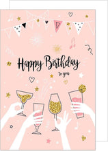 Laden Sie das Bild in den Galerie-Viewer, Edition Seidel Premium Geburtstagskarte mit Umschlag. Glückwunschkarte Grusskarte Billet Geburtstag Happy Birthday Mann Frau einzelne eine Sprüche Karte (G2954 SW022)