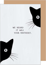 Laden Sie das Bild in den Galerie-Viewer, Edition Seidel Premium Geburtstagskarte mit Umschlag. Glückwunschkarte Grußkarte Karte mit Spruch Geburtstag Happy Birthday Mann Frau Kind Katze (G3633 SW024)