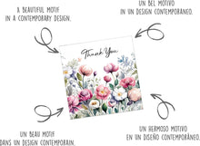 Laden Sie das Bild in den Galerie-Viewer, Edition Seidel Premium quadratische Glückwunschkarte mit Umschlag. Dankeskarte Grußkarte Danke Danksagung Dankeschön Mann Frau Freund Freundin Blumen (DQ100 SW025)