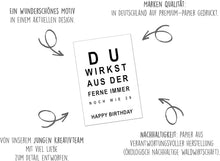 Laden Sie das Bild in den Galerie-Viewer, Edition Seidel Premium Geburtstagskarte mit Umschlag. Glückwunschkarte mit Spruch Billet Happy Birthday Grusskarte Mann Frau (G3391 SW023)