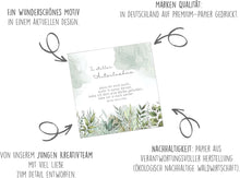 Laden Sie das Bild in den Galerie-Viewer, Edition Seidel Premium quadratische Trauerkarte mit Umschlag. Beileidskarte Karte mit Spruch In stiller Trauer Mitgefühl stille Anteilnahme Abschied herzliches Beileid Blumenwiese (TQ142 SW025)