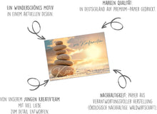 Laden Sie das Bild in den Galerie-Viewer, Edition Seidel Premium Glückwunschkarte zur Konfirmation mit Umschlag. Konfirmationskarte Karte mit Spruch Grusskarte Steine Himmel Junge Mädchen (KF313 SW024)