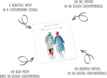 Laden Sie das Bild in den Galerie-Viewer, Quadratische Glückwunschkarte zur Hochzeit mit Umschlag. Just Married Für immer und ewig (HQ105 SW025)