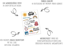 Laden Sie das Bild in den Galerie-Viewer, Edition Seidel Premium Glückwunschkarte zur Einschulung mit Umschlag. Einschulungskarte mit Spruch Karte Grußkarte für Schulkind Mädchen Junge Schulstart 1. Klasse Motivation (ES151 SW025)