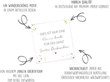 Laden Sie das Bild in den Galerie-Viewer, Edition Seidel Premium quadratische Glückwunschkarte mit Umschlag. Dankeskarte Grußkarte Danke Danksagung Dankeschön Mann Frau Freund Freundin Herz (DQ102 SW025)