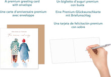 Laden Sie das Bild in den Galerie-Viewer, Quadratische Glückwunschkarte zur Hochzeit mit Umschlag. Just Married Für immer und ewig (HQ105 SW025)