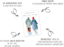 Laden Sie das Bild in den Galerie-Viewer, Glückwunschkarte zur Hochzeit mit Umschlag aus Kraftpapier. Just Married Wedding Für immer und ewig Mann Frau (H481 SW024)