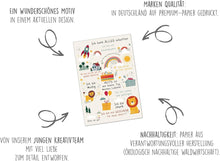 Laden Sie das Bild in den Galerie-Viewer, Edition Seidel Premium Glückwunschkarte zur Einschulung mit Umschlag. Einschulungskarte mit Spruch Karte Grußkarte für Schulkind Mädchen Junge Schulstart 1. Klasse Motivation (ES154 SW025)