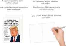 Laden Sie das Bild in den Galerie-Viewer, Premium Geburtstagskarte mit Umschlag. Super lustige Karte zum Geburtstag (G3689)