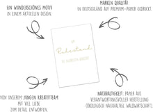 Laden Sie das Bild in den Galerie-Viewer, Edition Seidel Premium Glückwunschkarte zum Ruhestand mit Umschlag. Grusskarte Karte mit Spruch Billet Pension Abschied Rente Ruhe Mann Frau (R131 SW024)