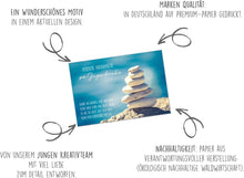 Laden Sie das Bild in den Galerie-Viewer, Edition Seidel Premium Glückwunschkarte zur Jugendweihe mit Umschlag. Jugendweihekarte Karte mit Spruch Grusskarte Steine Junge Mädchen (JW131 SW024)