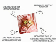 Laden Sie das Bild in den Galerie-Viewer, Edition Seidel Premium Glückwunschkarte zum 30. Geburtstag mit Umschlag. Geburtstagskarte Grußkarte Karte mit englischem Spruch Happy Birthday Mann Frau Luftballons Katze (GQ475 SW025)