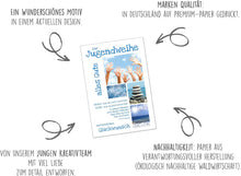 Laden Sie das Bild in den Galerie-Viewer, Edition Seidel exklusive Premium Karte zur Jugendweihe mit Umschlag. Glückwunschkarte Grusskarte Jugendweihe einzelne eine Karte Junge Mädchen Karte (JW117 SW022)