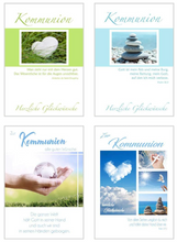 Laden Sie das Bild in den Galerie-Viewer, Edition Seidel Set 24 Premium Kommunionskarten mit Umschlägen (2 x 12 Karten) (20516)
