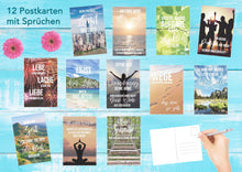 Laden Sie das Bild in den Galerie-Viewer, Edition Seidel Set 12 Postkarten Leben & Momente mit Sprüchen. Karten mit Spruch. Geburtstagskarten Postkarte. Geschenk Dekoidee. Liebe Freundschaft Leben Motivation (20011)
