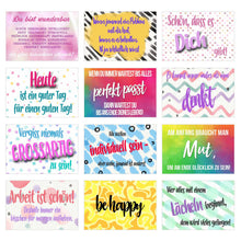 Laden Sie das Bild in den Galerie-Viewer, Edition Seidel Set 12 Postkarten mit Sprüchen. Karten mit Spruch. Geburtstagskarten Postkarte. Geschenk Dekoidee. Liebe Freundschaft Leben Motivation (20012)