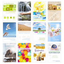 Laden Sie das Bild in den Galerie-Viewer, Edition Seidel Set 12 Konfirmationskarten mit Umschlag (20030)