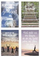 Laden Sie das Bild in den Galerie-Viewer, Edition Seidel Set 25 Postkarten Leben & Momente mit Sprüchen. Karten mit Spruch. Geburtstagskarten Postkarte. Geschenk Dekoidee. Liebe Freundschaft Leben Motivation (20038)