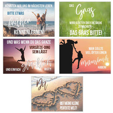 Laden Sie das Bild in den Galerie-Viewer, Edition Seidel Set 25 Postkarten Leben & Momente mit Sprüchen. Karten mit Spruch. Geburtstagskarten Postkarte. Geschenk Dekoidee. Liebe Freundschaft Leben Motivation (20038)