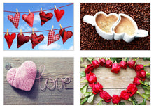 Laden Sie das Bild in den Galerie-Viewer, Edition Seidel Set 20 Postkarten mit Herz Motiven (20054)