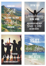 Laden Sie das Bild in den Galerie-Viewer, Edition Seidel Set 20 Postkarten Leben & Momente mit Sprüchen. Karten mit Spruch. Geburtstagskarten Postkarte. Geschenk Dekoidee. Liebe Freundschaft Leben Motivation (20056)
