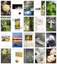Laden Sie das Bild in den Galerie-Viewer, Edition Seidel Set 20 einfühlsame Trauerkarten/Beileidskarten mit Umschlag (20072)
