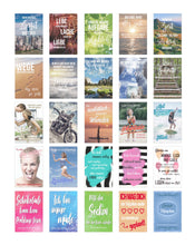 Laden Sie das Bild in den Galerie-Viewer, Edition Seidel Set 100 Postkarten Leben & Momente mit Sprüchen Karten mit Spruch (20122)