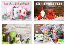 Laden Sie das Bild in den Galerie-Viewer, Edition Seidel Set 12 exklusive Premium Weihnachtskarten mit Umschlag (20384)