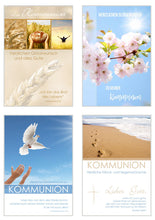 Laden Sie das Bild in den Galerie-Viewer, Edition Seidel Set 12 Kommunionskarten mit Umschlag (20163)