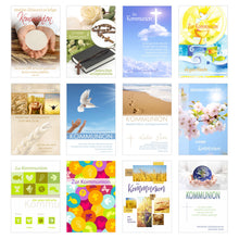 Laden Sie das Bild in den Galerie-Viewer, Edition Seidel Set 12 Kommunionskarten mit Umschlag (20163)