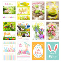 Laden Sie das Bild in den Galerie-Viewer, Edition Seidel Set 12 Premium Osterkarten mit Umschlag (20165)