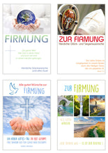 Laden Sie das Bild in den Galerie-Viewer, Edition Seidel Set 6 exklusive Karten zur Firmung mit Umschlag (20175)
