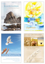 Laden Sie das Bild in den Galerie-Viewer, Edition Seidel Set 15 Konfirmationskarten mit Umschlag (20218)