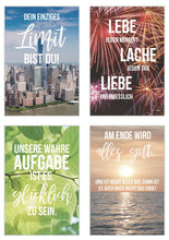 Laden Sie das Bild in den Galerie-Viewer, Edition Seidel Set 25 Postkarten Leben & Momente mit Sprüchen. Karten mit Spruch. Geburtstagskarten Postkarte. Geschenk Dekoidee. Liebe Freundschaft Leben Motivation (20245)