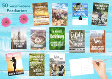 Laden Sie das Bild in den Galerie-Viewer, Edition Seidel Set 50 Postkarten Leben & Momente mit Sprüchen. Karten mit Spruch. Geburtstagskarten Postkarte. Geschenk Dekoidee. Liebe Freundschaft Leben Motivation (20247)