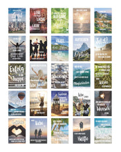 Laden Sie das Bild in den Galerie-Viewer, Edition Seidel Set 100 Postkarten Leben & Momente mit Sprüchen (20248)