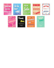 Laden Sie das Bild in den Galerie-Viewer, Edition Seidel Set 100 Postkarten Leben & Momente mit Sprüchen (20248)