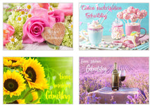 Laden Sie das Bild in den Galerie-Viewer, Edition Seidel Set 20 exklusive Premium Geburtstagskarten mit Briefumschlag. Glückwunschkarte Grusskarte Geburtstag Geburtstagskarte Mann Frau Karten Happy Birthday (20359)