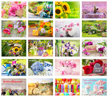 Laden Sie das Bild in den Galerie-Viewer, Edition Seidel Set 20 exklusive Premium Geburtstagskarten mit Briefumschlag. Glückwunschkarte Grusskarte Geburtstag Geburtstagskarte Mann Frau Karten Happy Birthday (20359)