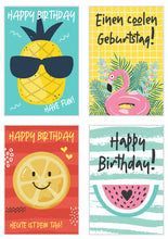 Laden Sie das Bild in den Galerie-Viewer, Edition Seidel Set 20 exklusive Premium Geburtstagskarten mit Briefumschlag. Glückwunschkarte Grusskarte Geburtstag Geburtstagskarte Mann Frau Karten Happy Birthday (20365)