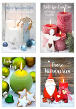 Laden Sie das Bild in den Galerie-Viewer, Edition Seidel Set 12 exklusive Premium Weihnachtskarten mit Umschlag (20391)