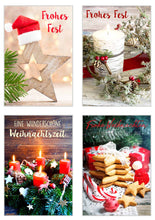 Laden Sie das Bild in den Galerie-Viewer, Edition Seidel Set 12 exklusive Premium Weihnachtskarten mit Umschlag (20391)