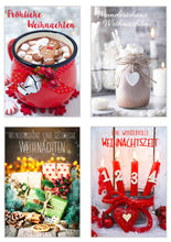 Laden Sie das Bild in den Galerie-Viewer, Edition Seidel Set 12 exklusive Premium Weihnachtskarten mit Umschlag (20391)