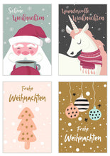 Laden Sie das Bild in den Galerie-Viewer, Edition Seidel Set 20 exklusive Premium Weihnachtskarten mit Umschlag (20395)