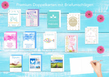 Laden Sie das Bild in den Galerie-Viewer, Edition Seidel Set 12 Premium Konfirmationskarten mit Umschlag (20505)